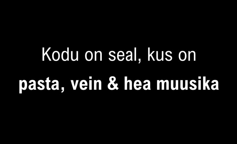 Pasta, vein ja sõbrad