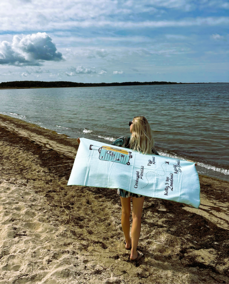 Mikrofiiber rannarätik - Reisikohvriga - Image 2
