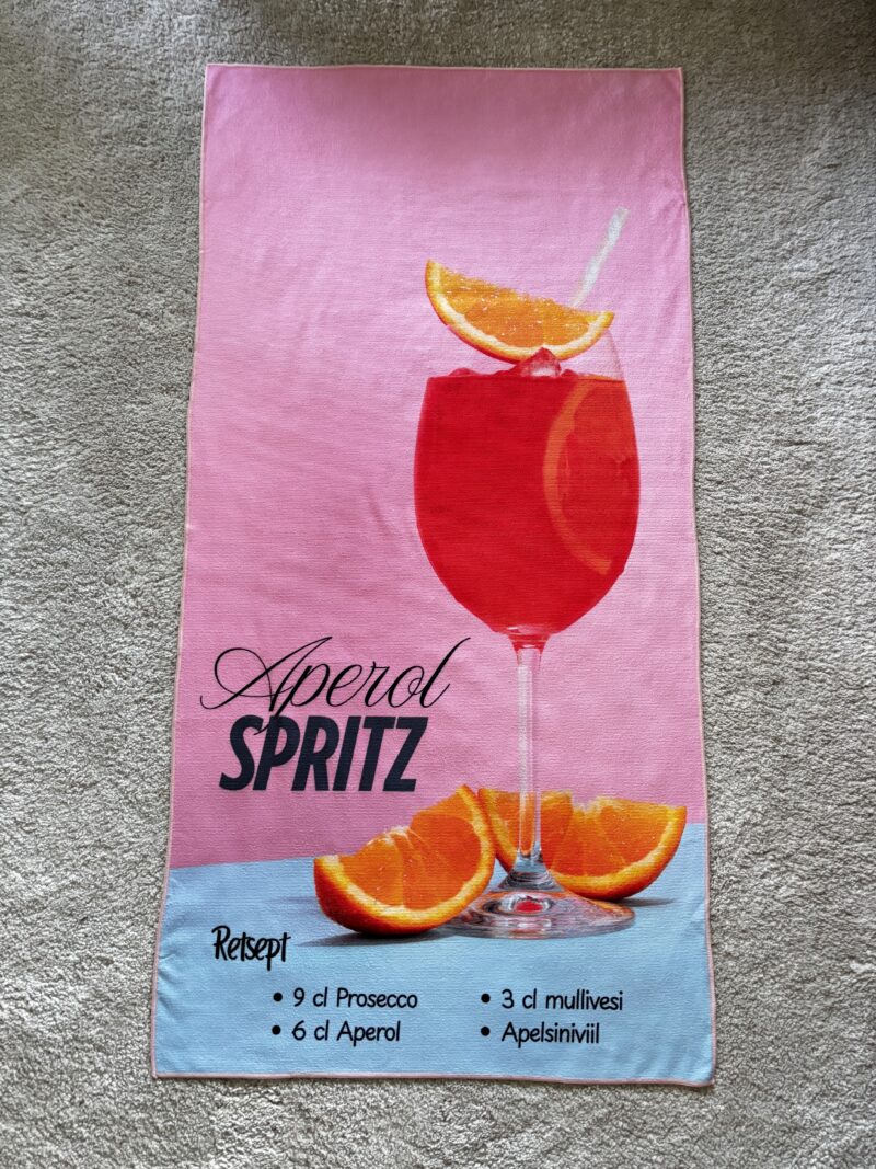 Mikrofiiber rannarätik - Aperol Spritz - Image 5