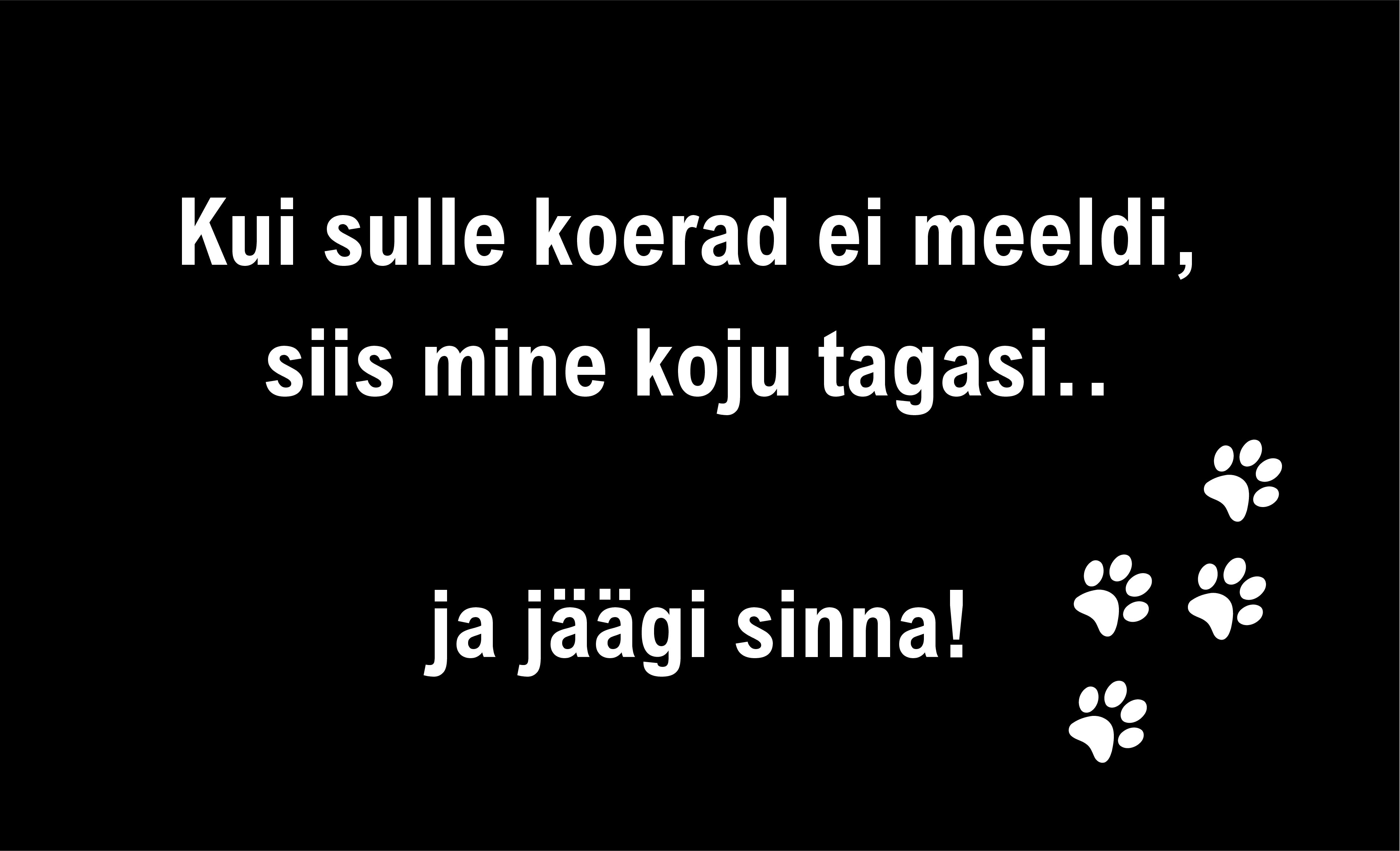 Kui sulle koerad ei meeldi..